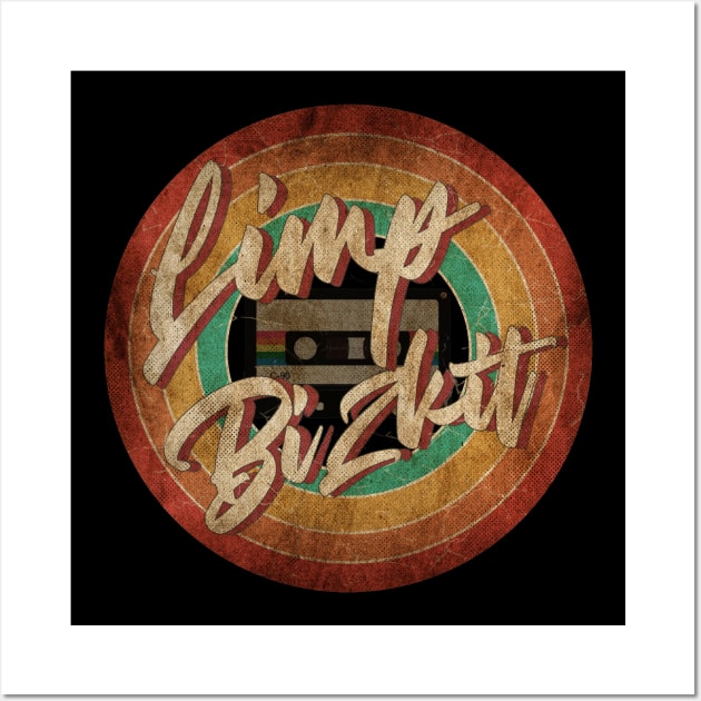 Limp Bizkit Vintage Circle Art Wall Art by antongg